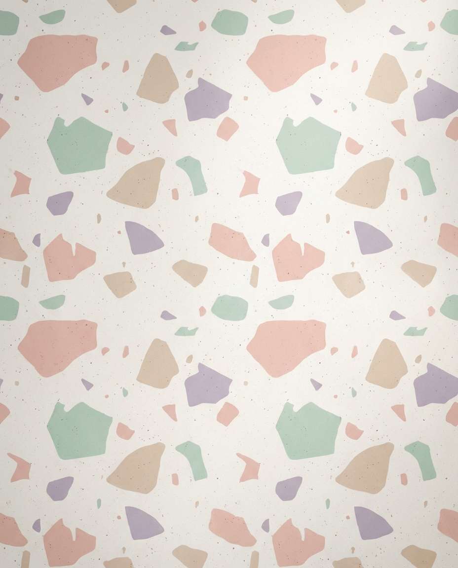 pastel terrazzo chips photo