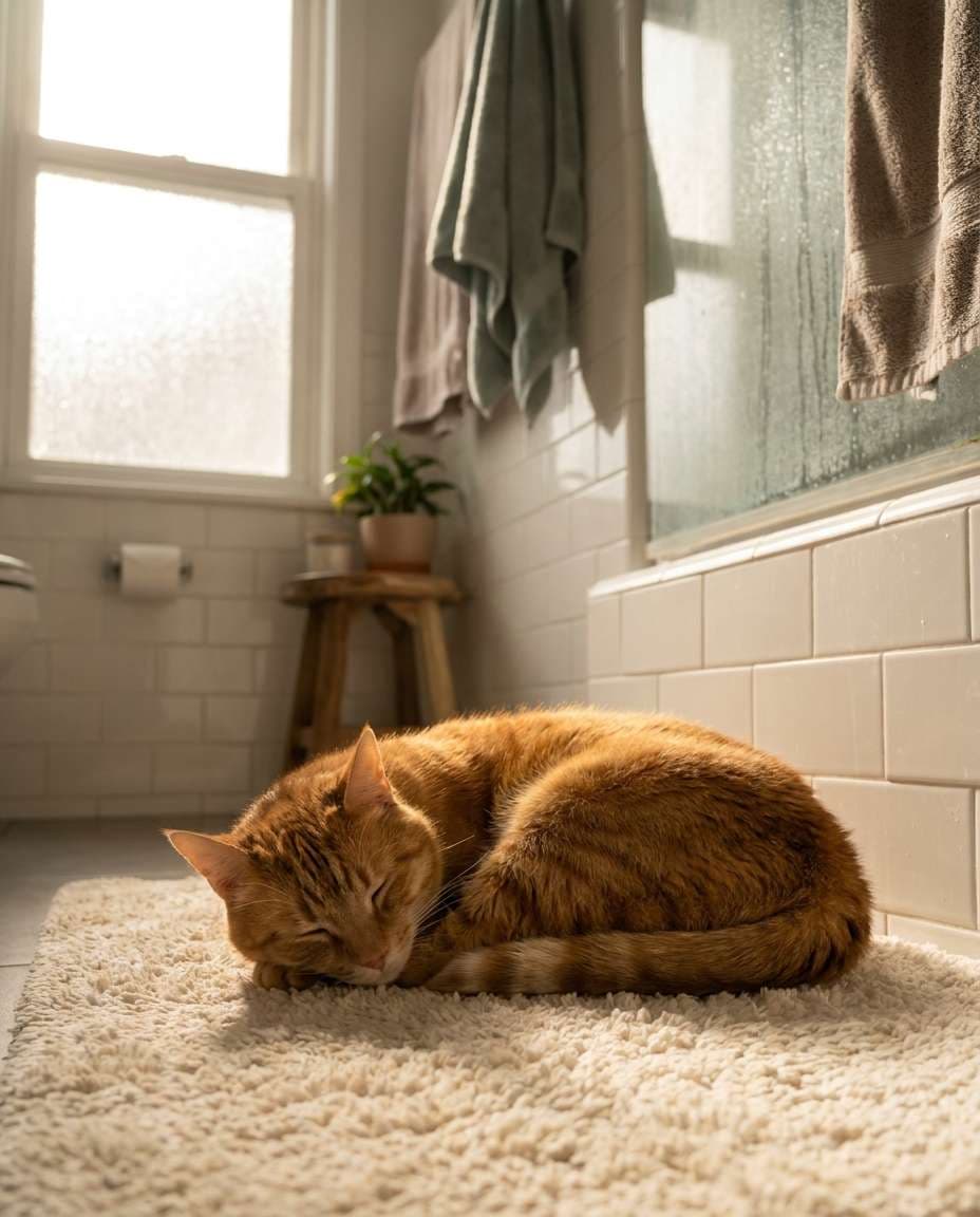 bath mat warmth photo
