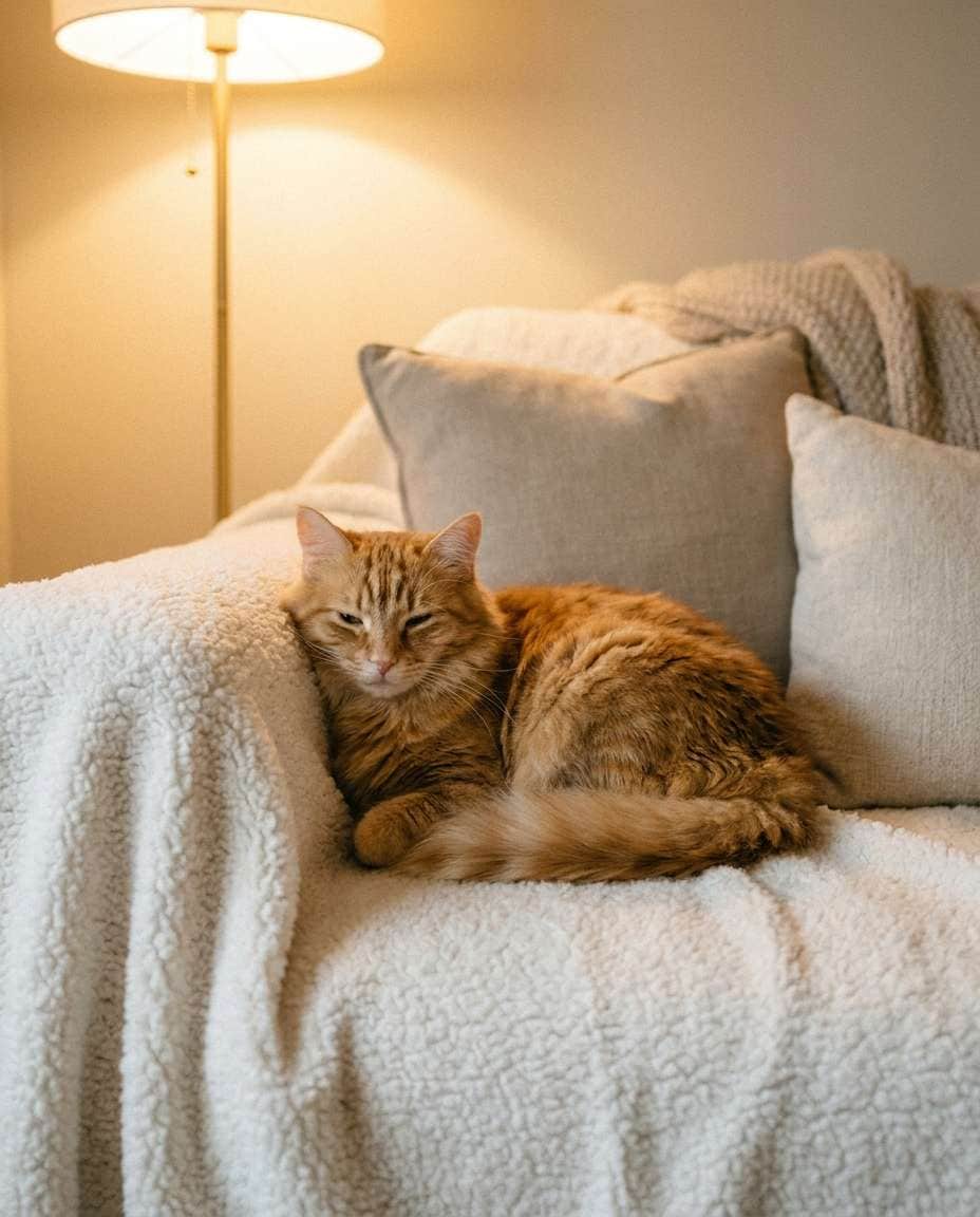 sherpa couch corner photo