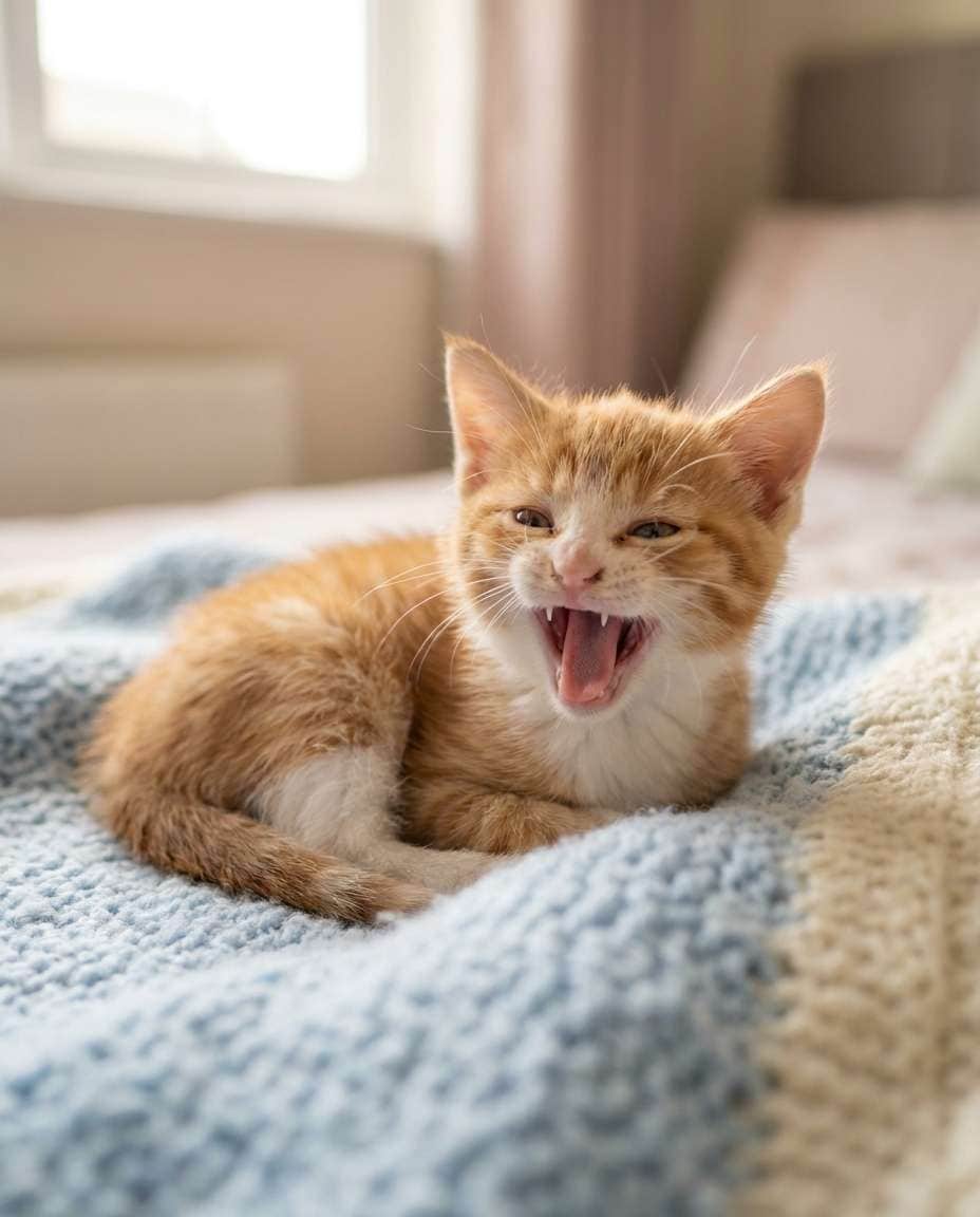 tiny yawn moment photo