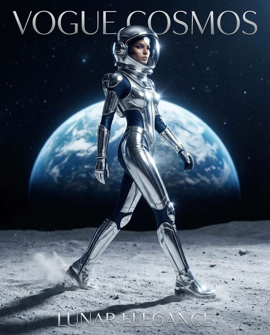 moonwalk fashion editorial photo