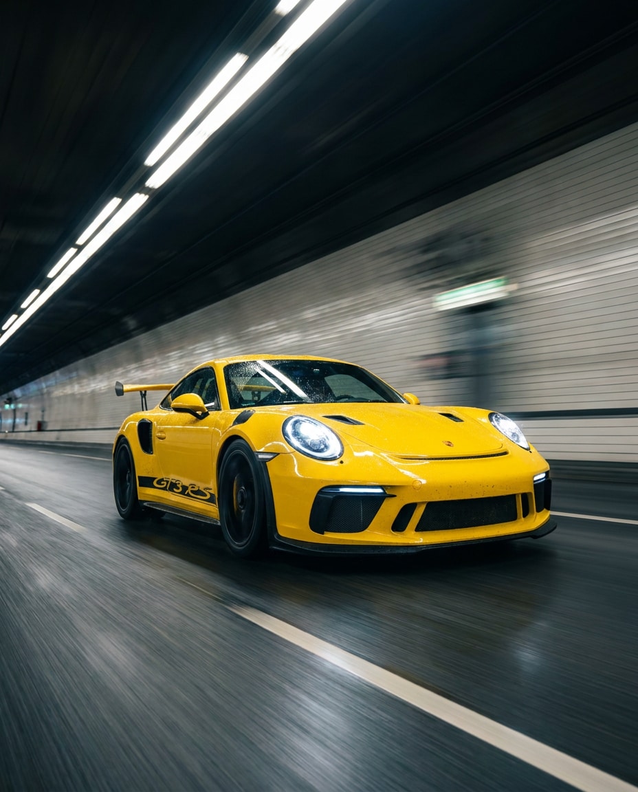 night tunnel blast photo