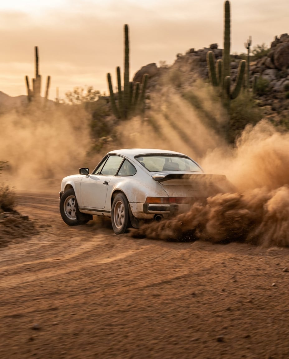 desert dust kickup photo