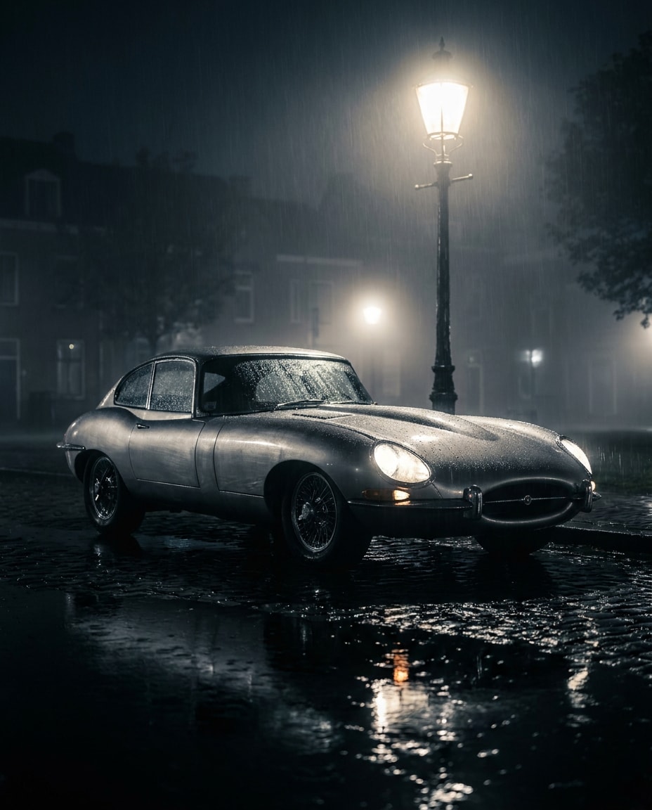 rainy reflection shot photo