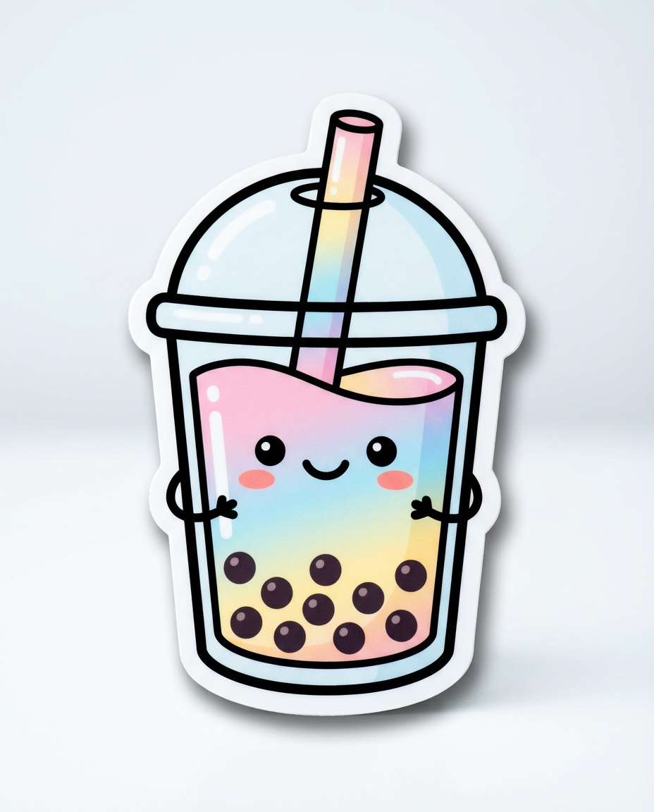 kawaii bubble tea photo