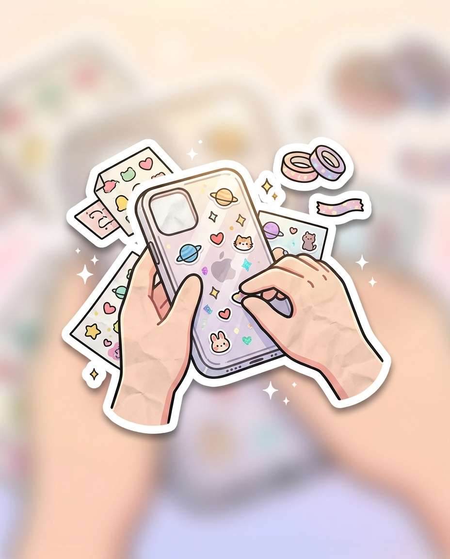 phone case decoration photo