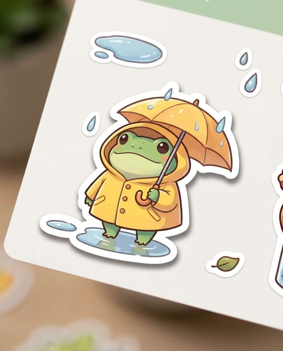 froggy raincoat photo