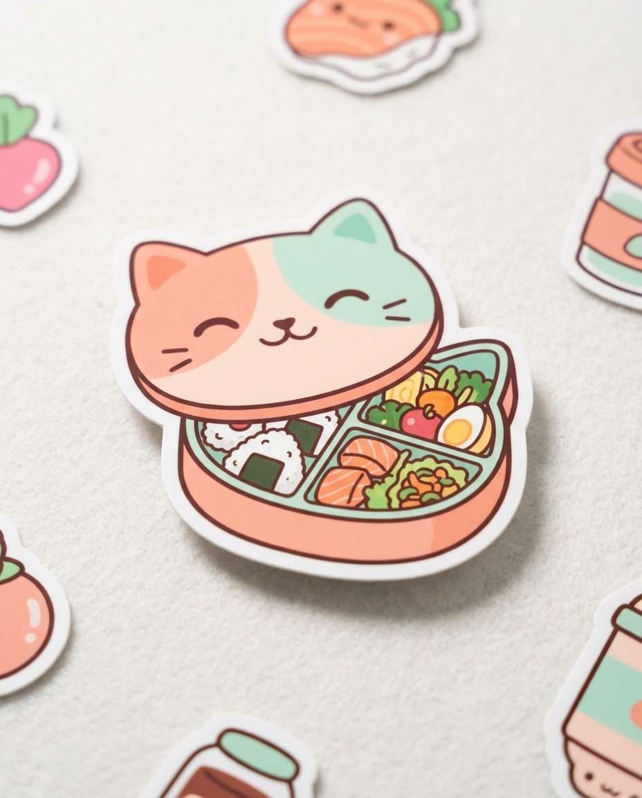 cozy cat bento photo