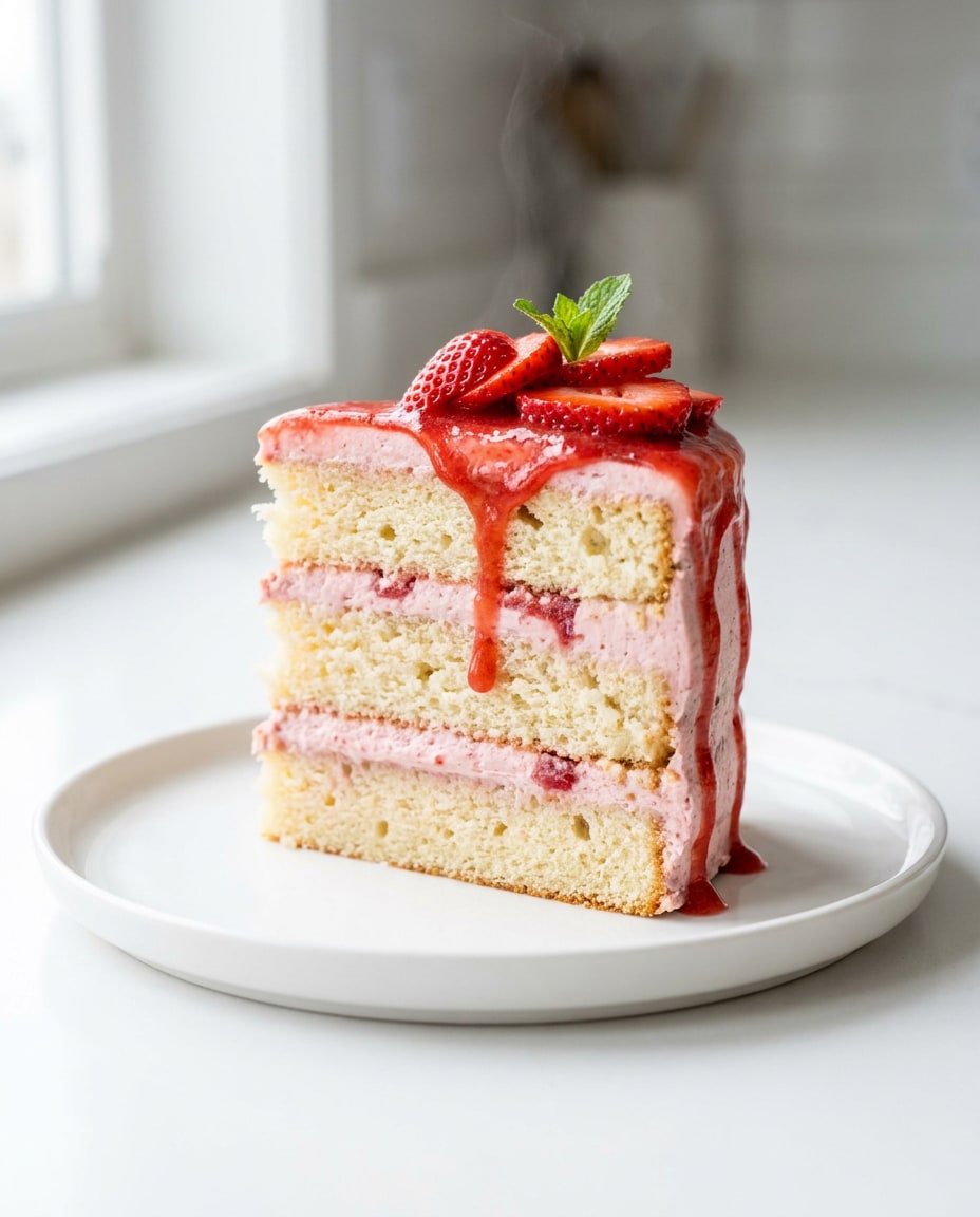 glossy slice closeup photo