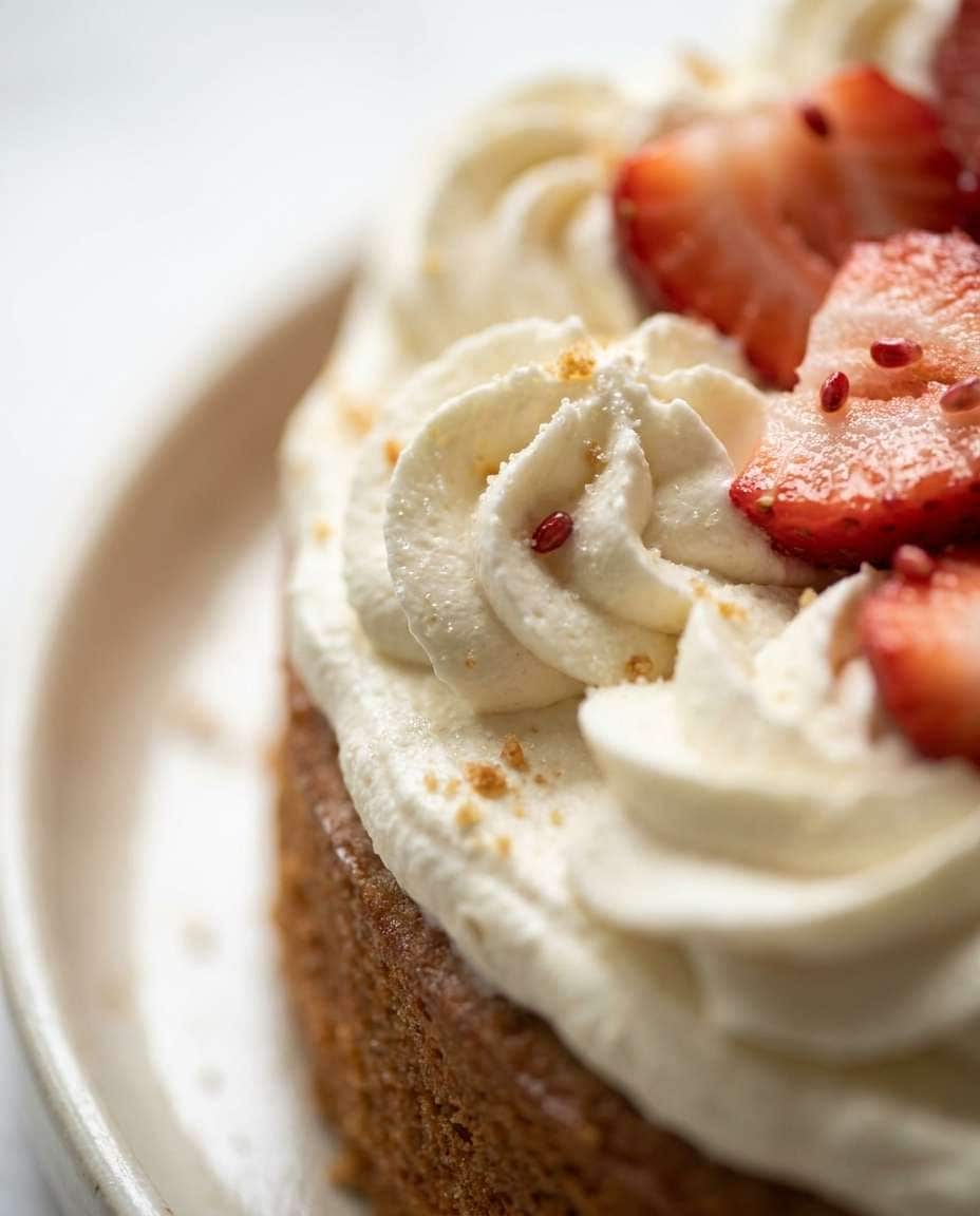 whipped cream swirls photo
