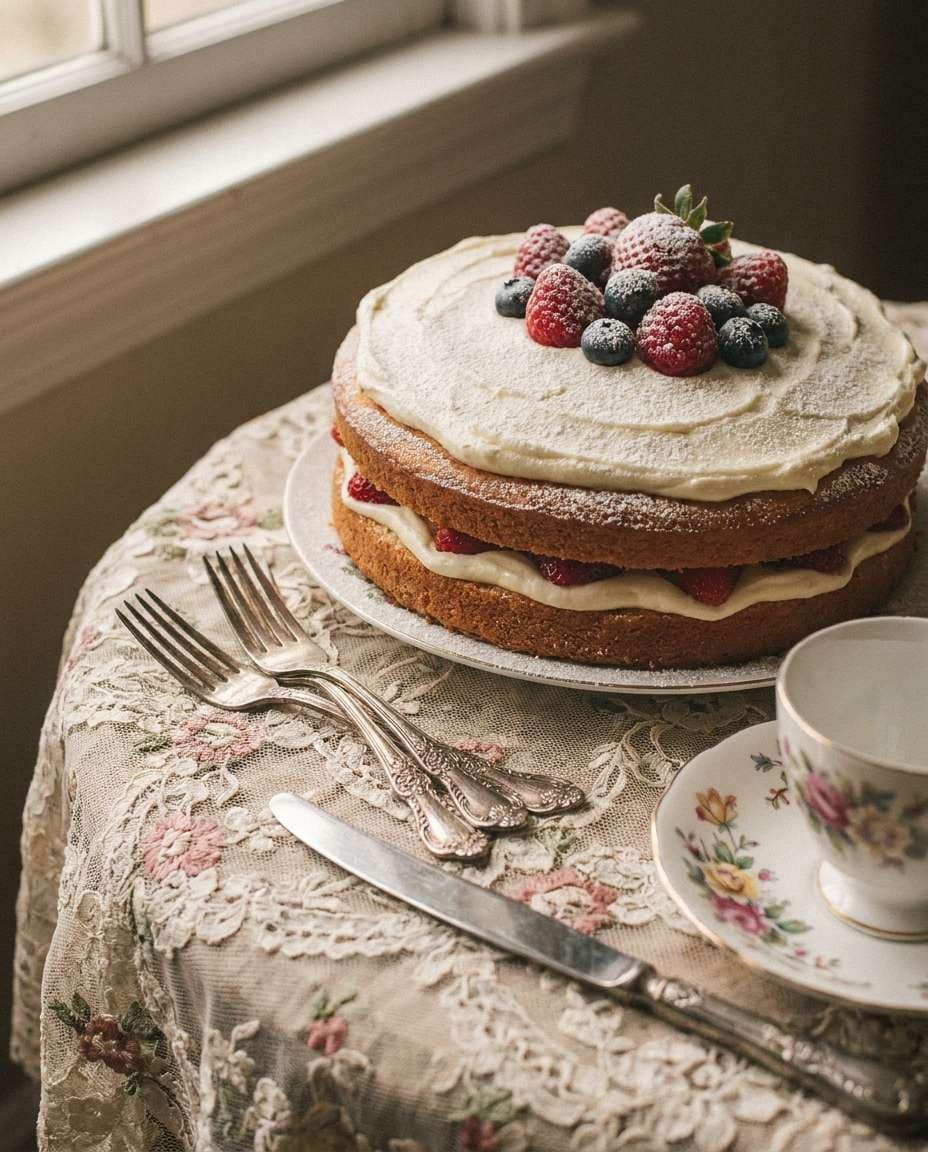 vintage dessert table photo