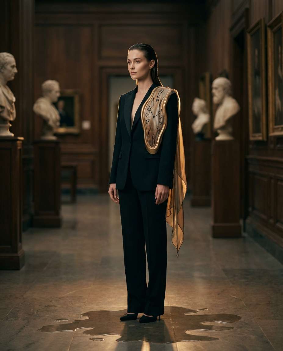 melting time portrait photo