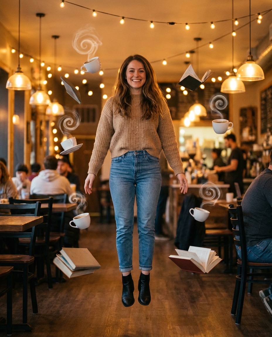 levitation coffee shop photo