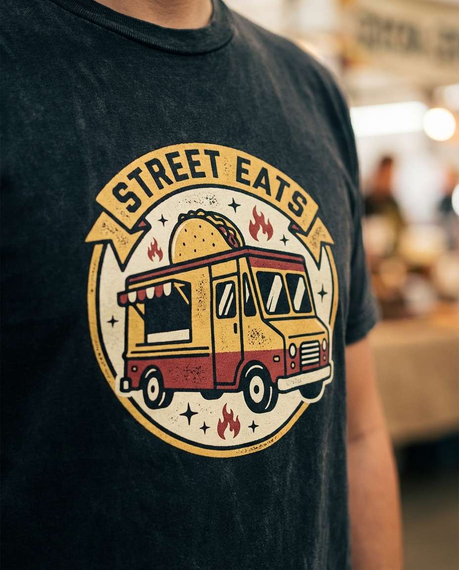 food truck badge photo