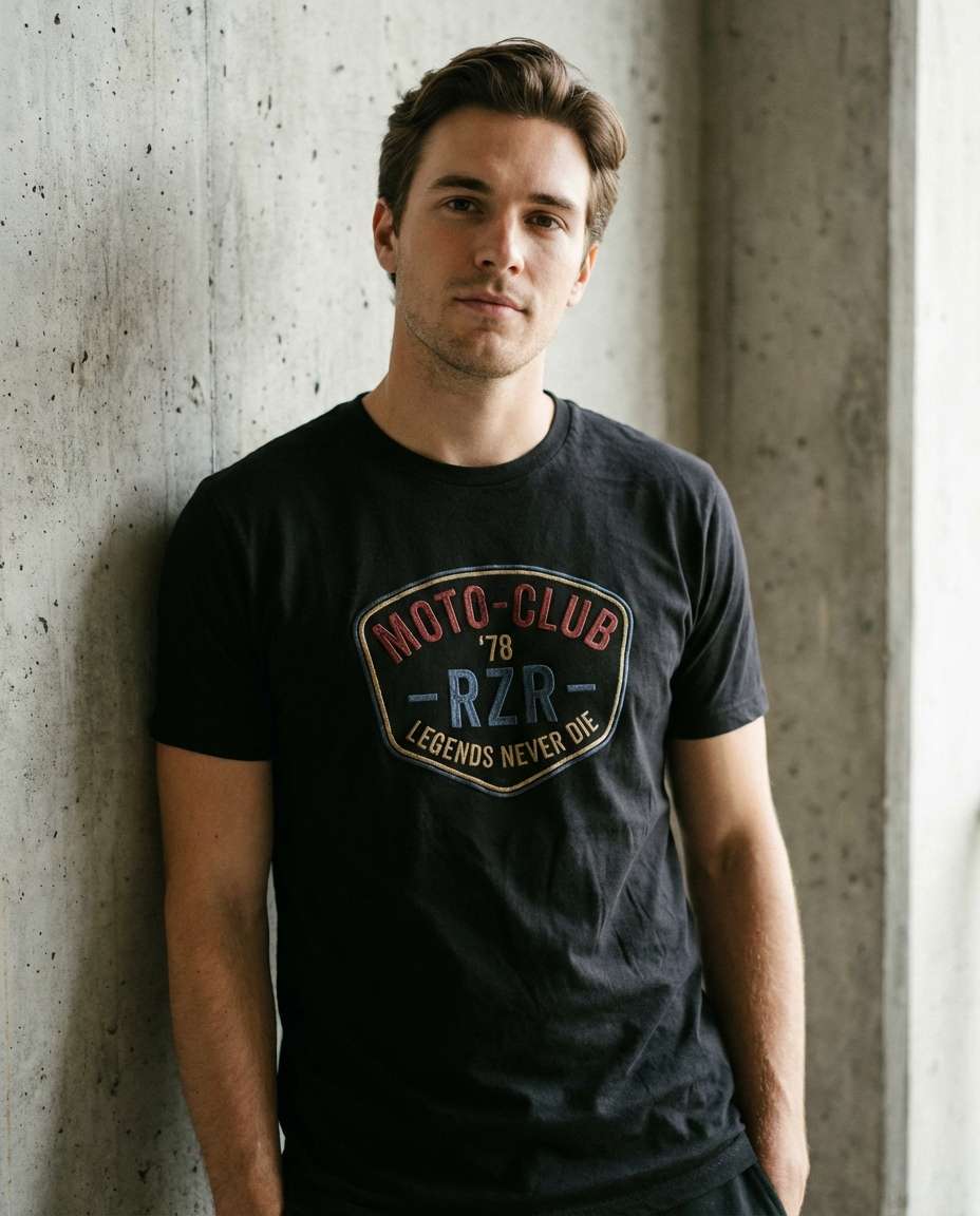 model mockup street photo