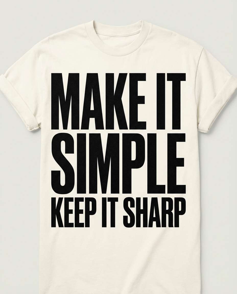 bold typography stack photo