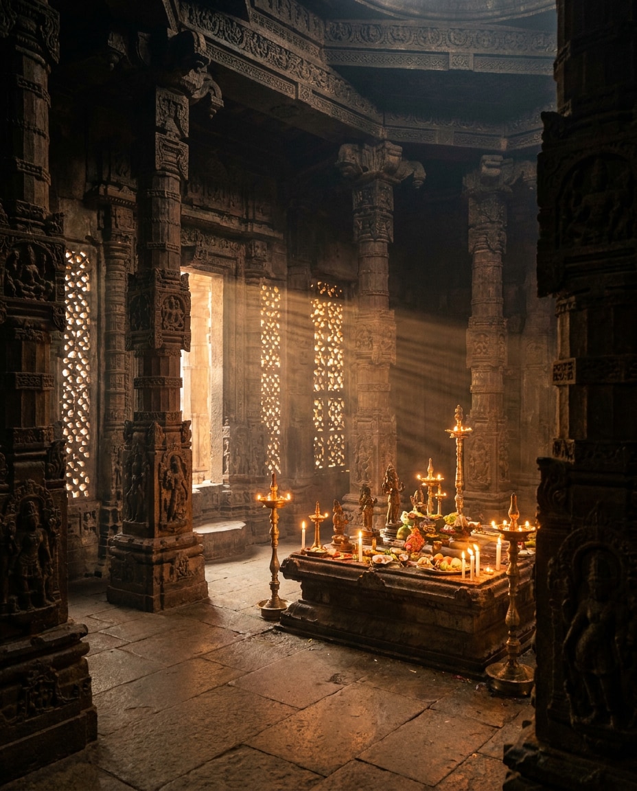candlelit inner sanctum photo
