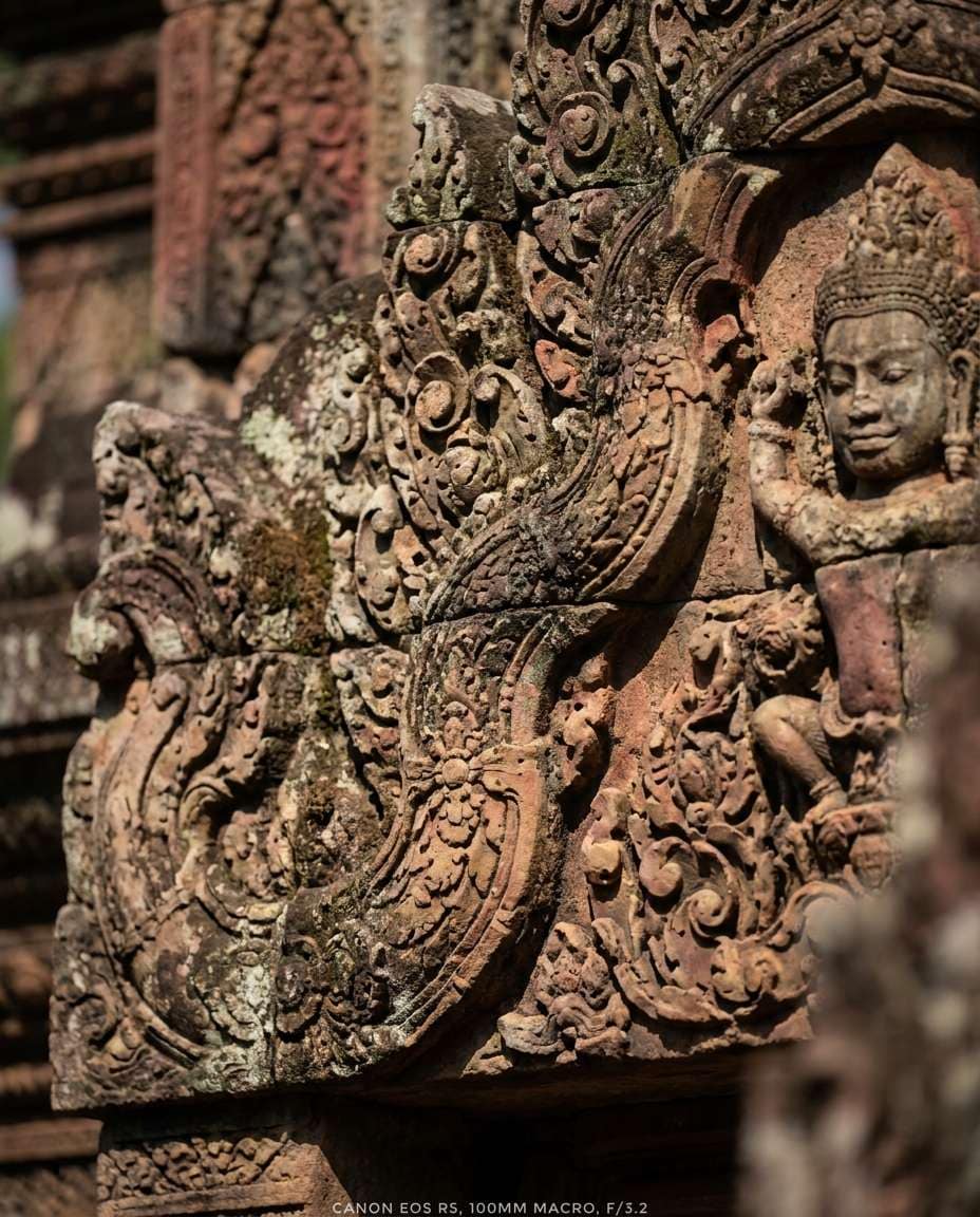 carved stone closeup photo