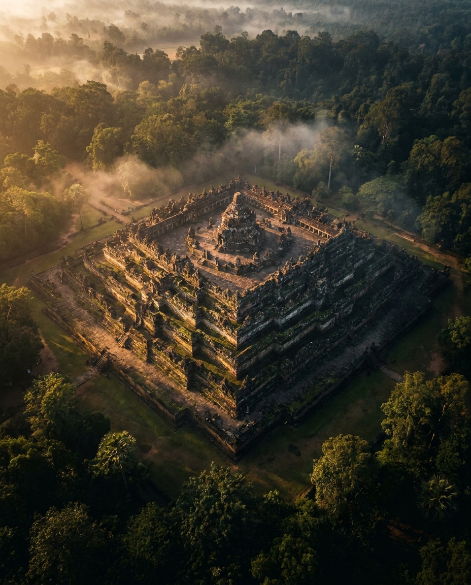 drone over sanctuary photo