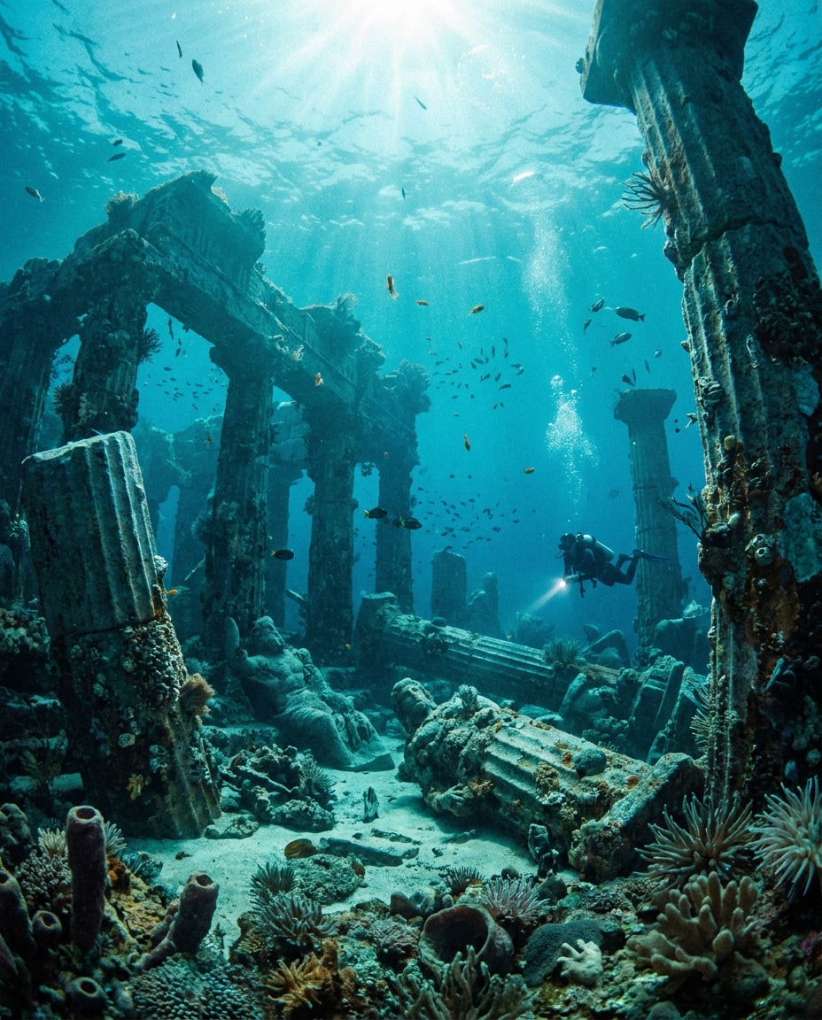 underwater lost photo