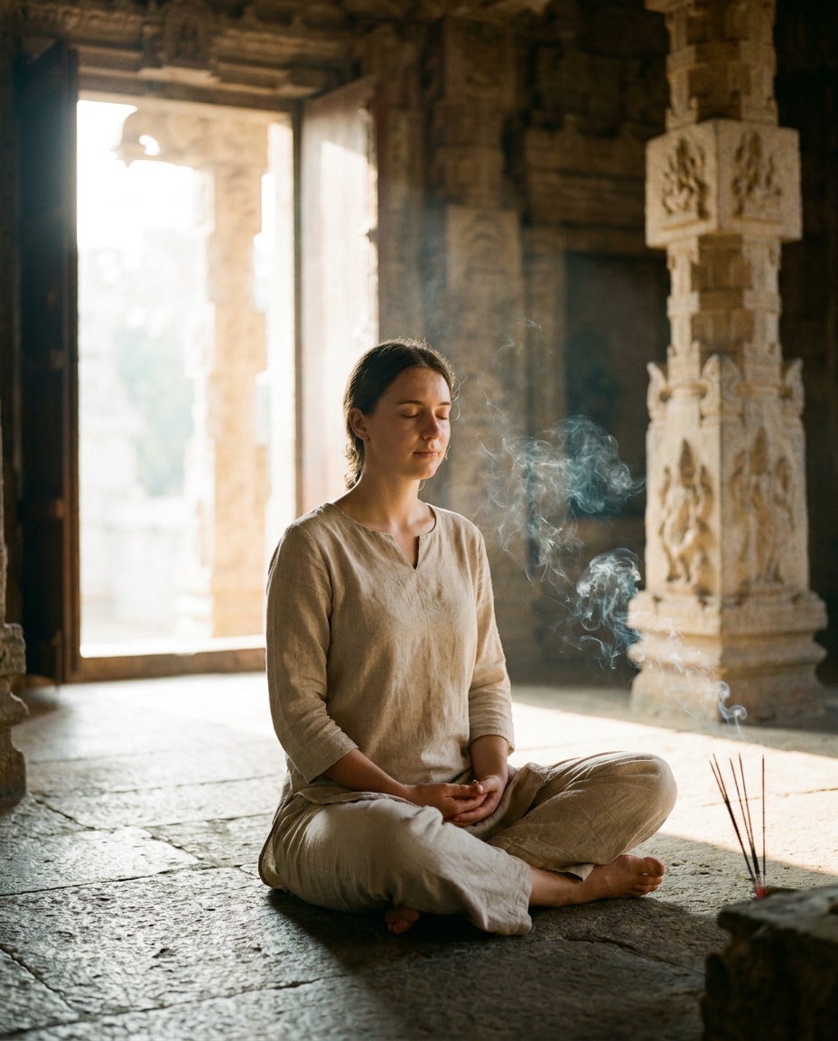 meditation in sanctuary photo