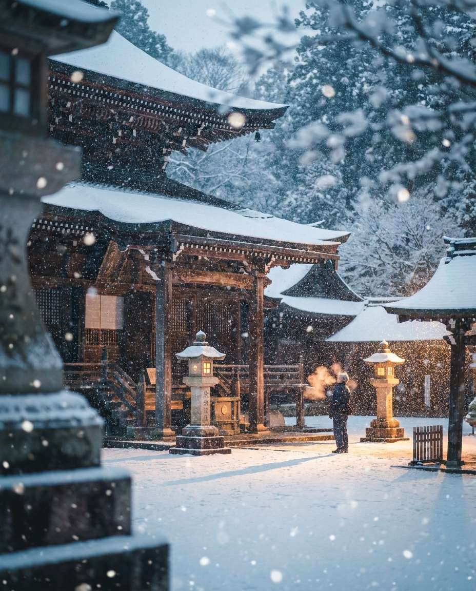 snowfall silence photo