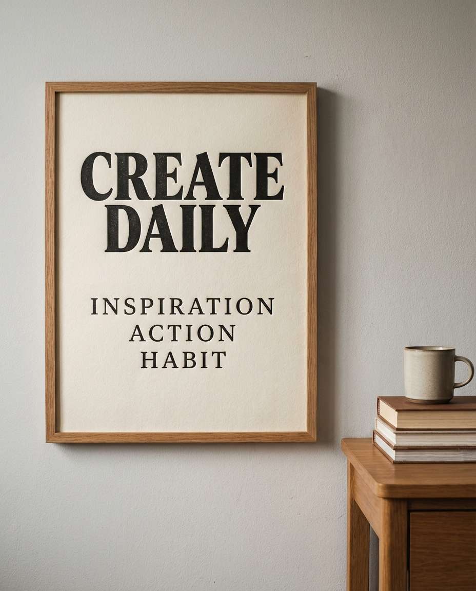 typography quote poster photo