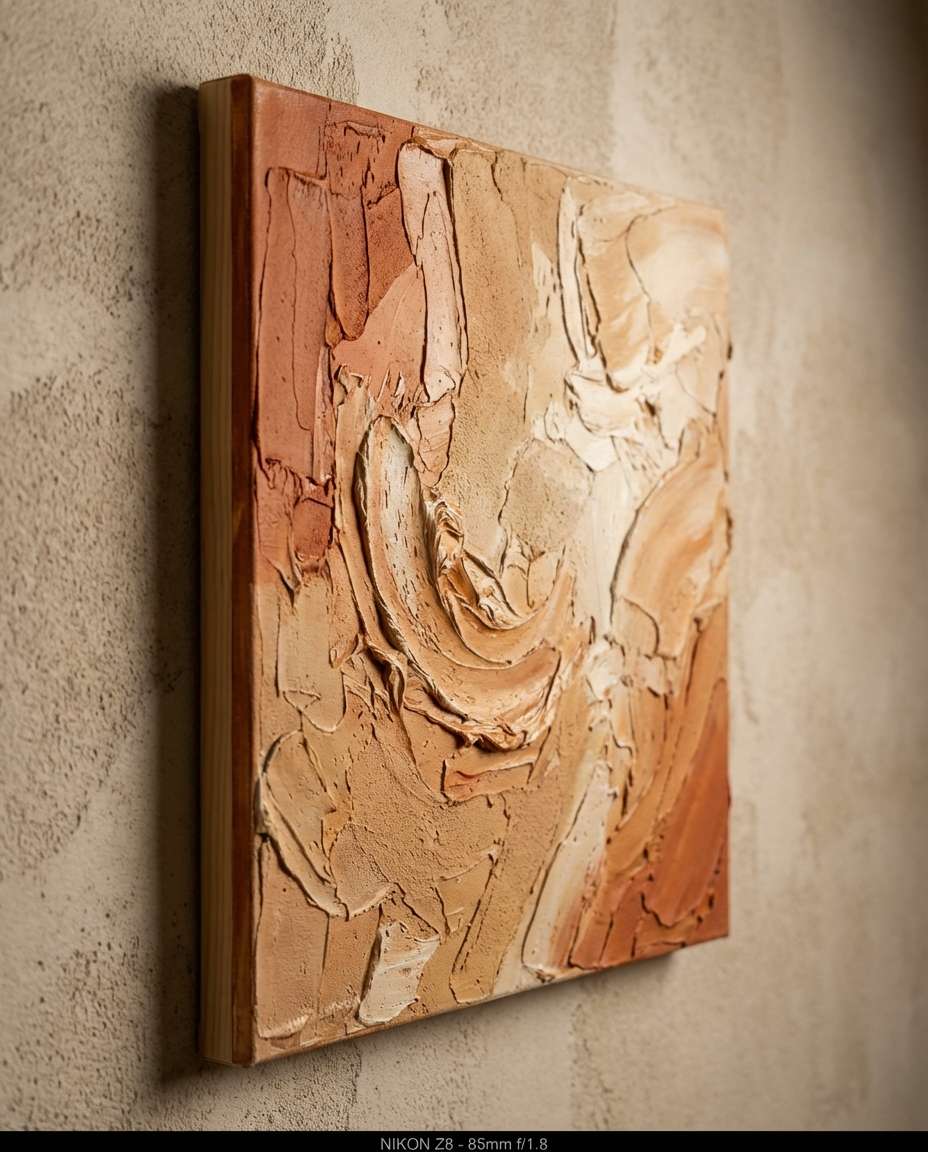 textured abstract canvas photo