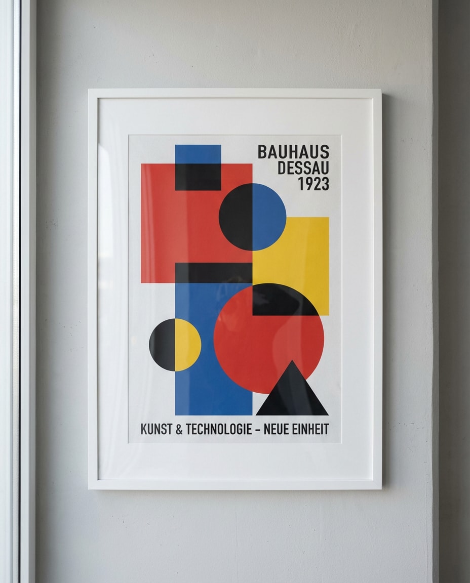 bauhaus color blocks photo