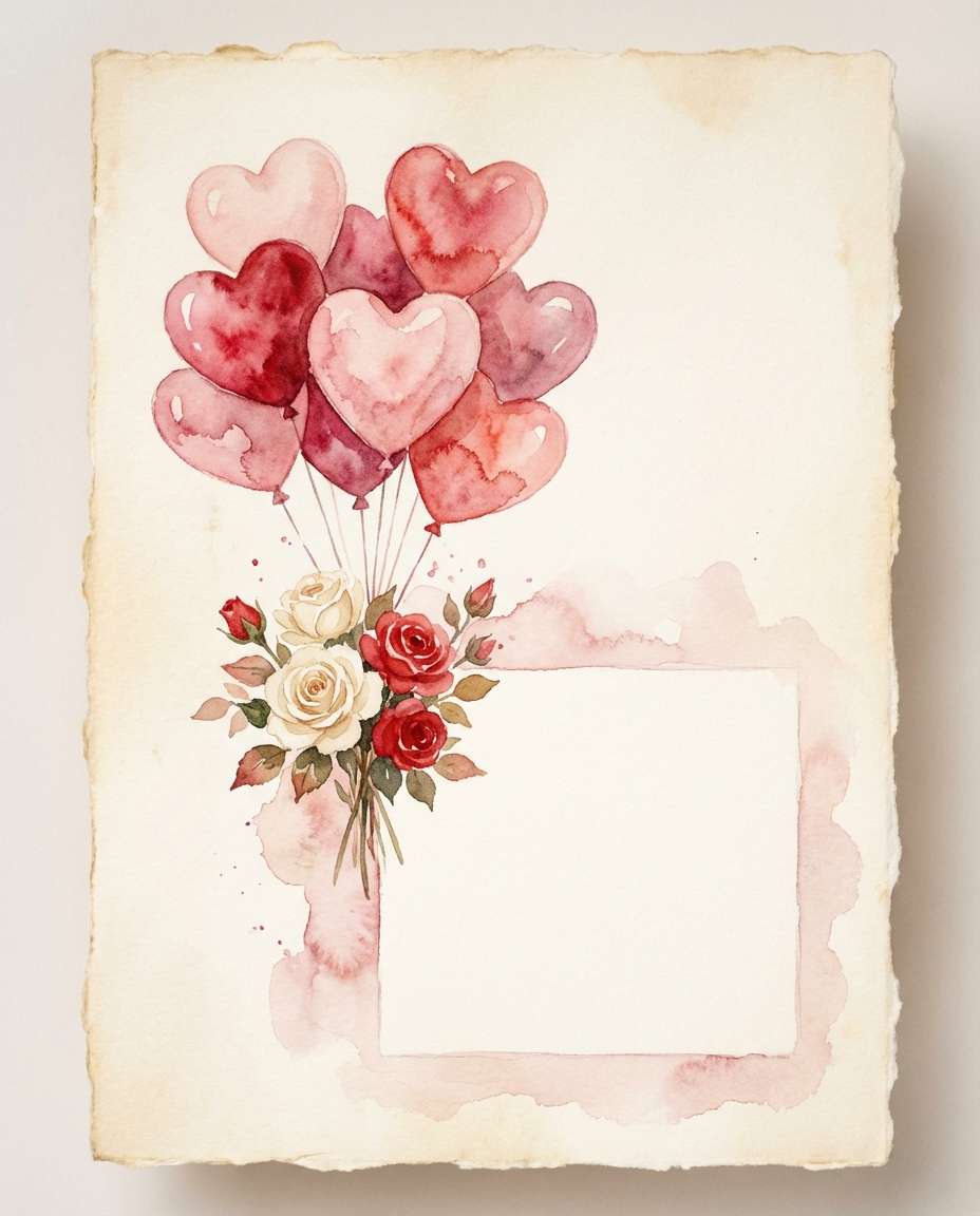 valentine heart bouquet photo