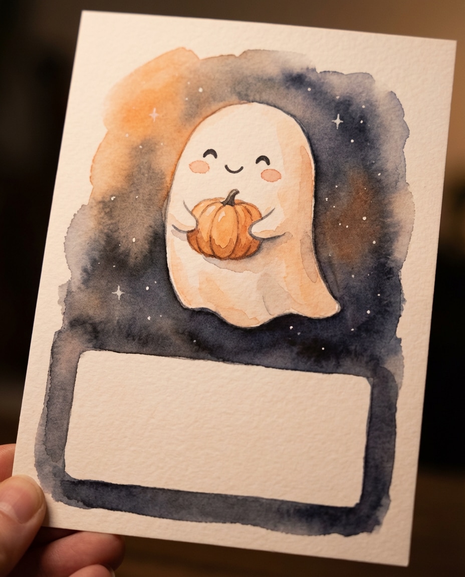 halloween cute ghost photo