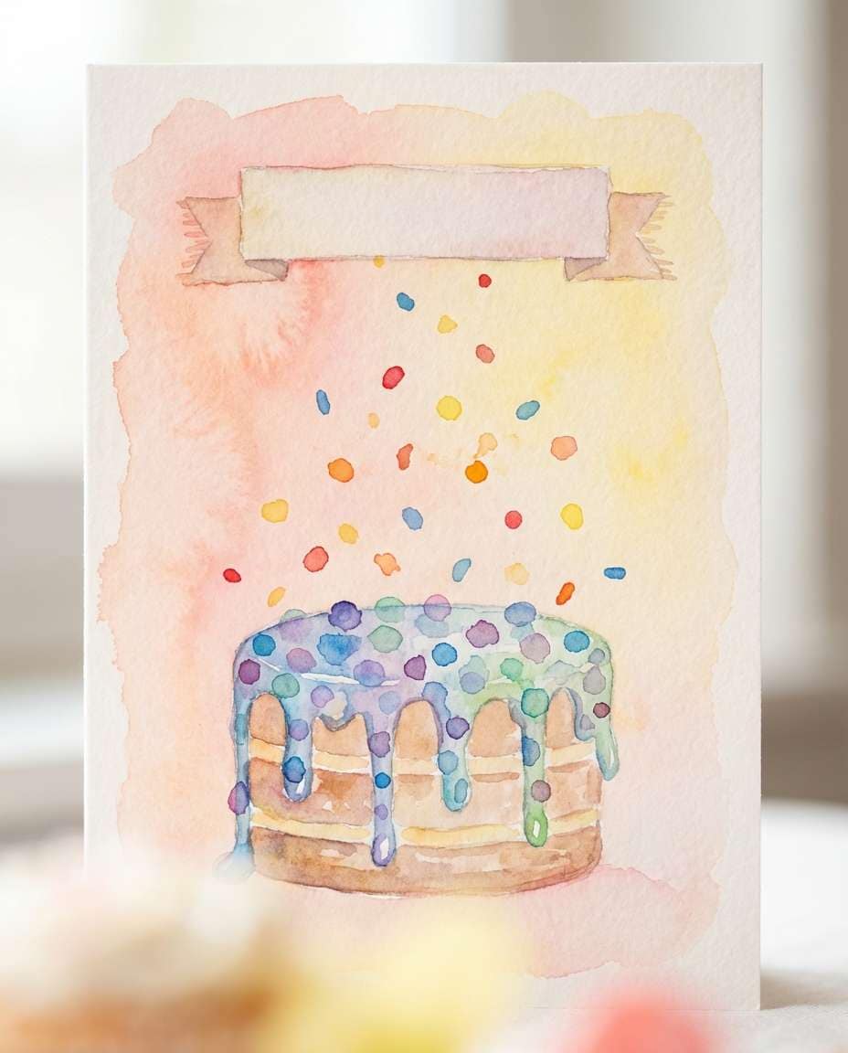 birthday confetti wash photo