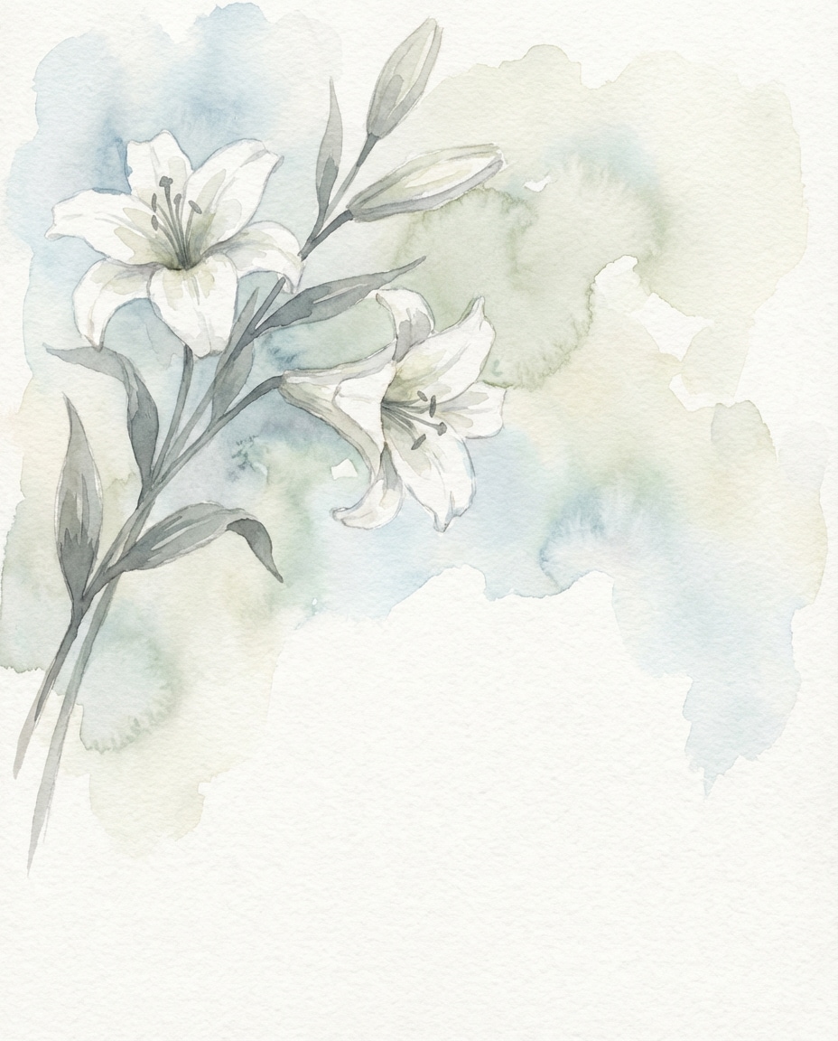 sympathy lilies photo