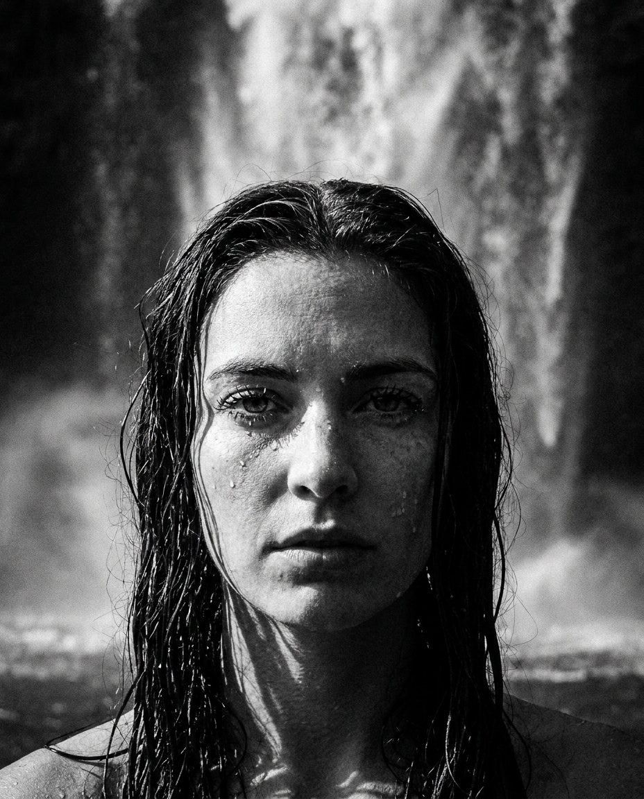 black and white drama photo
