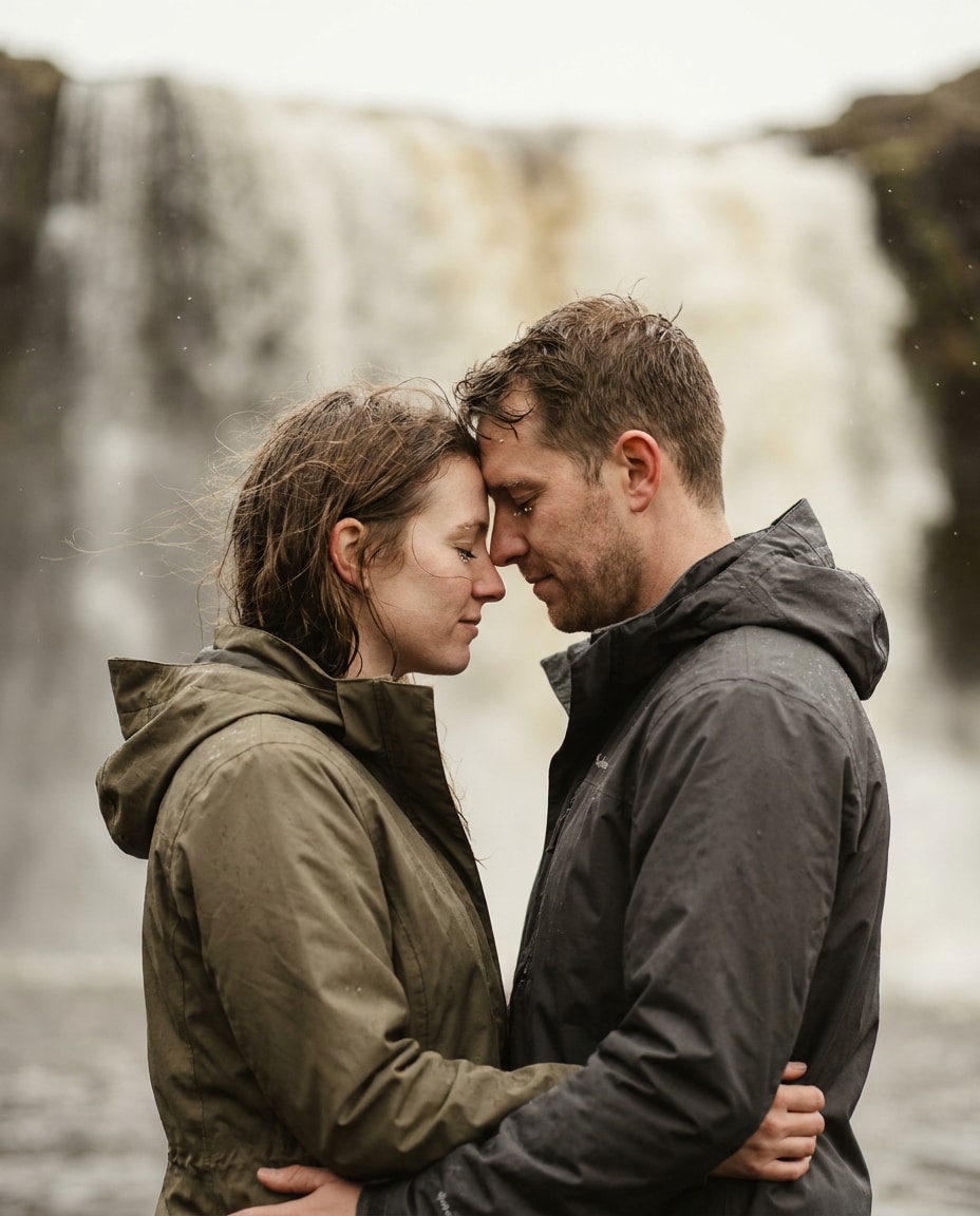 romantic kiss photo