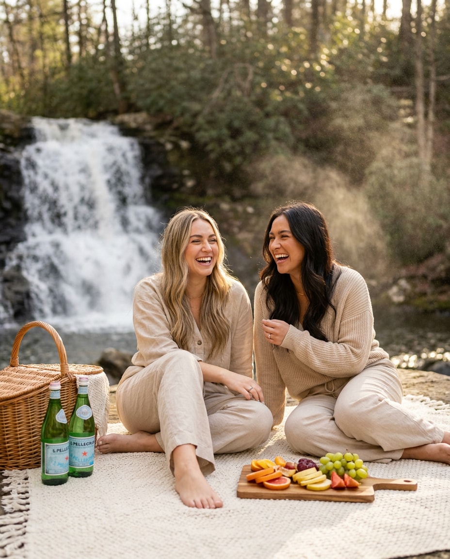 influencer picnic spot photo