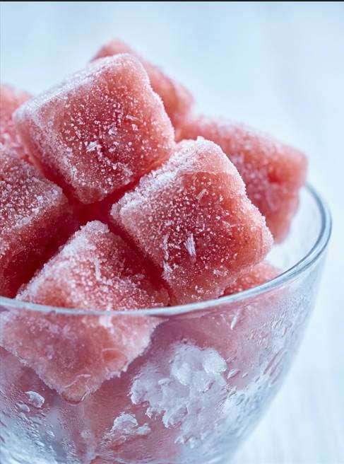 frozen cubes photo