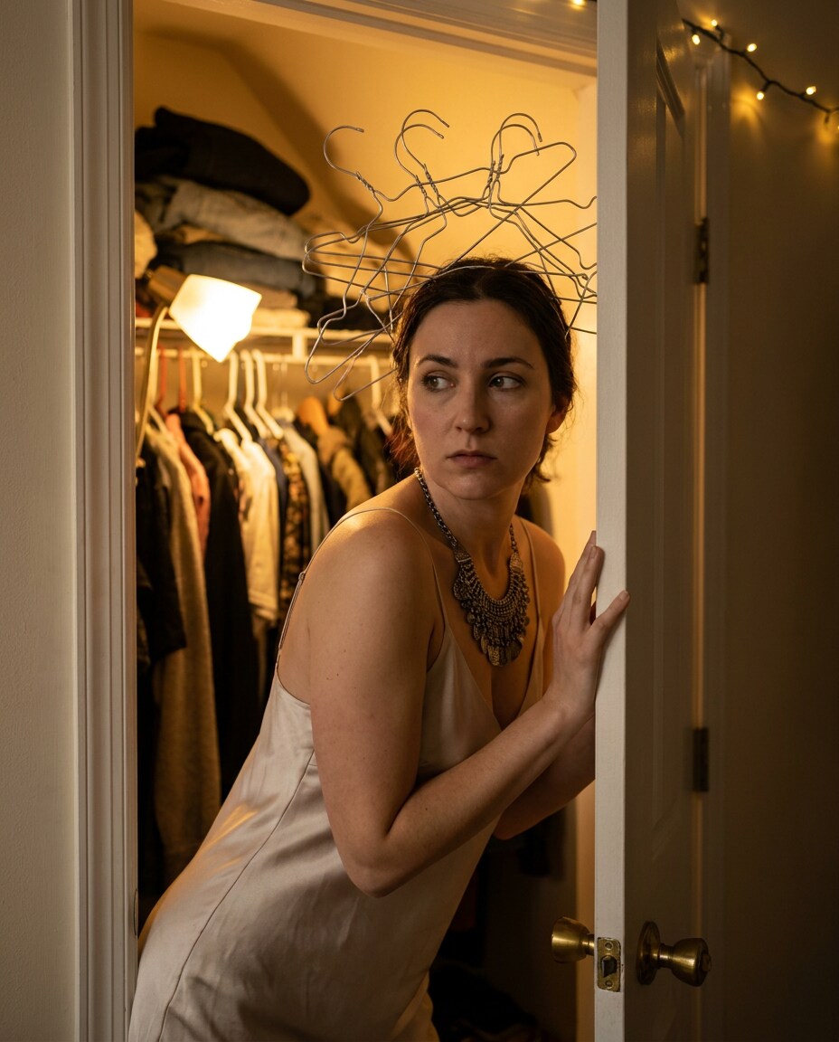 leaning into doorway photo