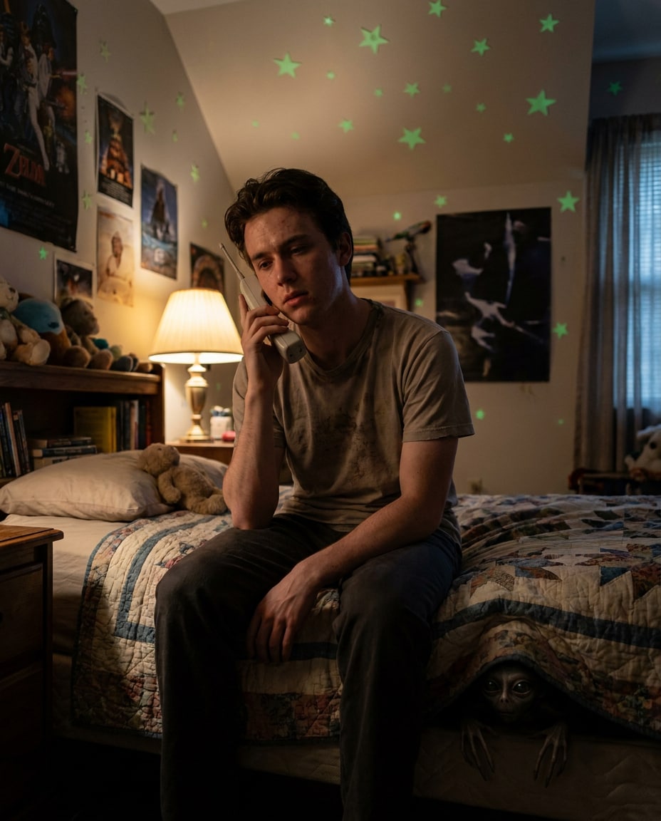 bedroom liminal glow photo