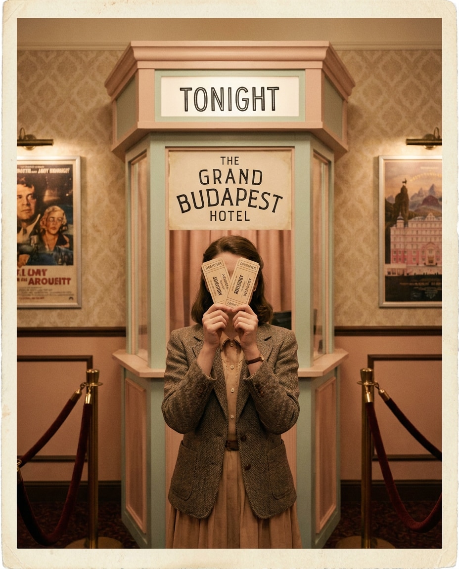 cinema lobby portrait photo