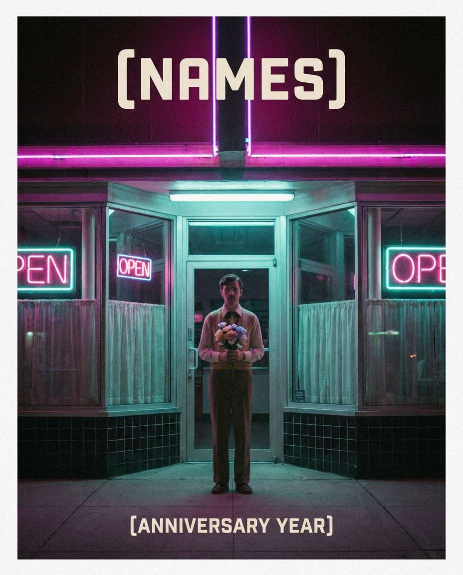 neon night photo