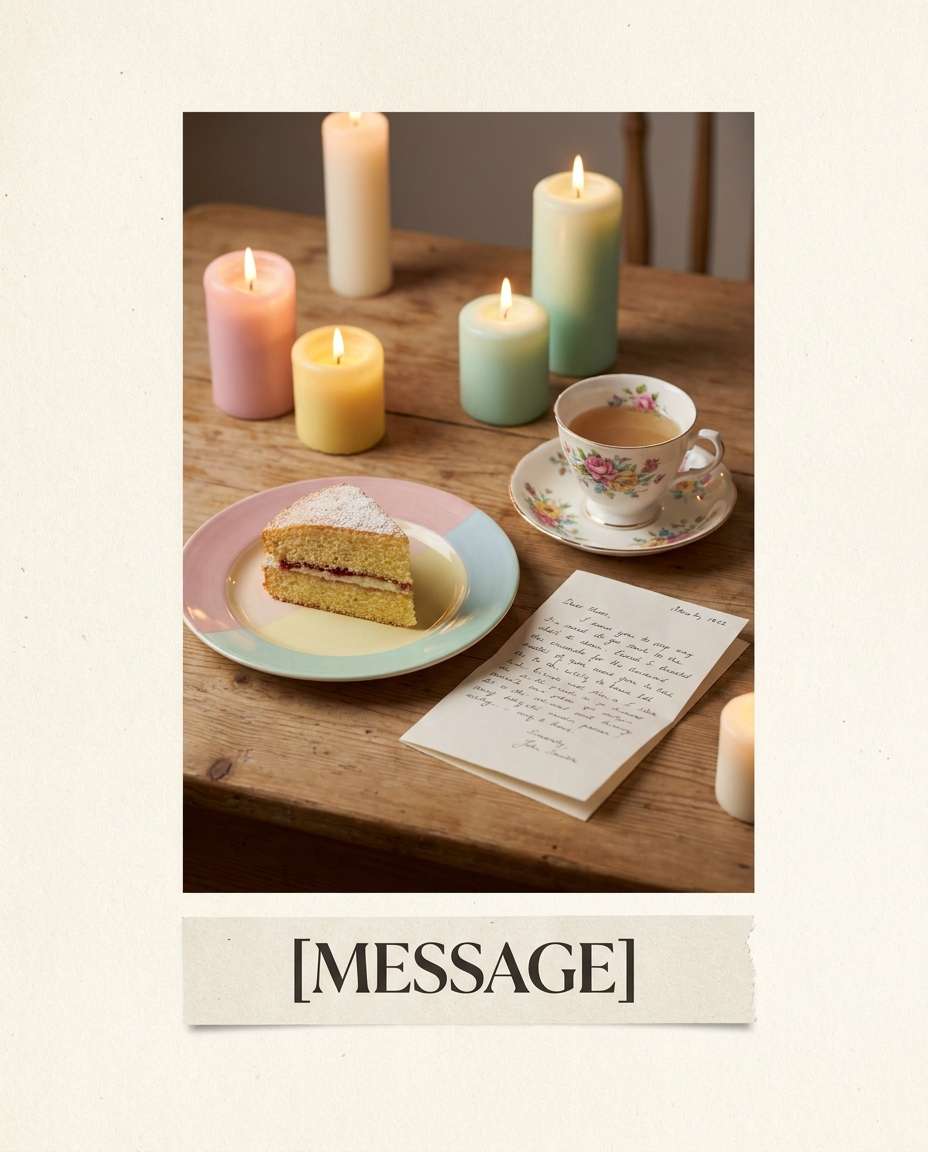 candlelit still life photo