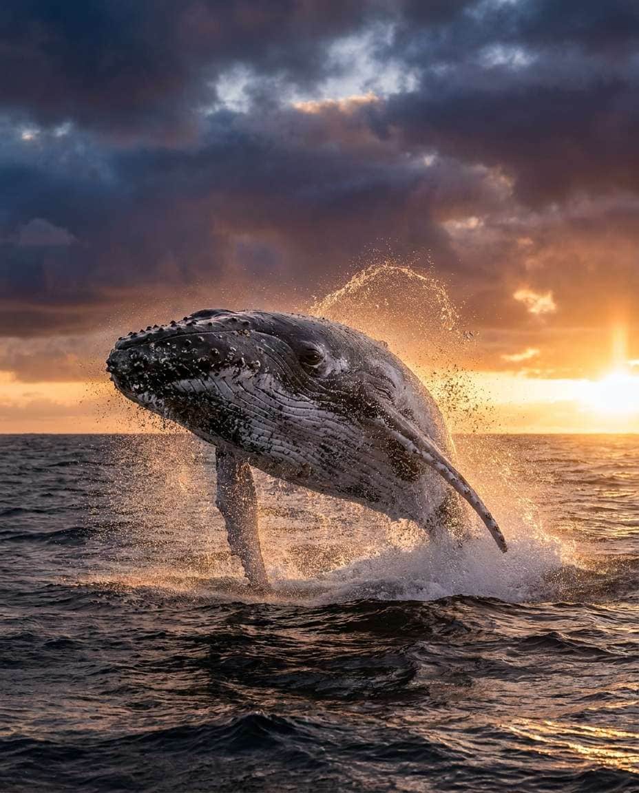 golden hour breach photo