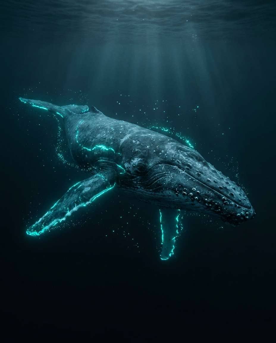 bioluminescent night swim photo