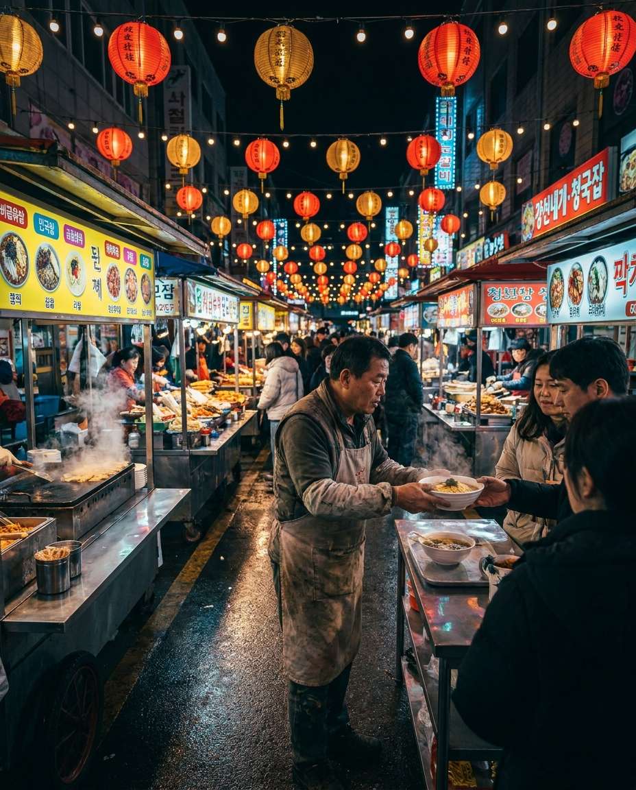 market street vendor photo
