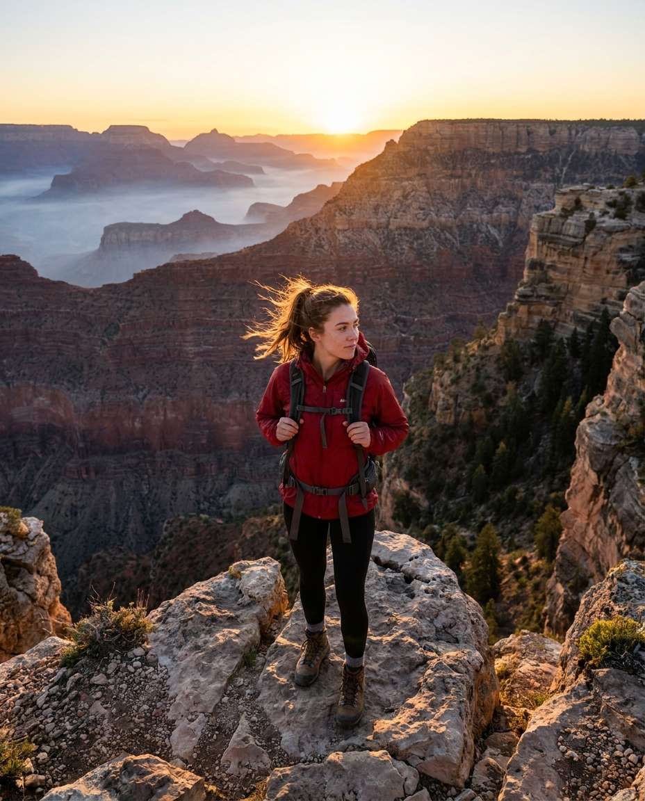 cliffside traveler photo