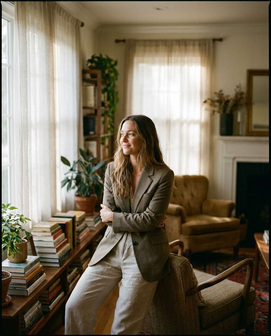golden hour portrait photo