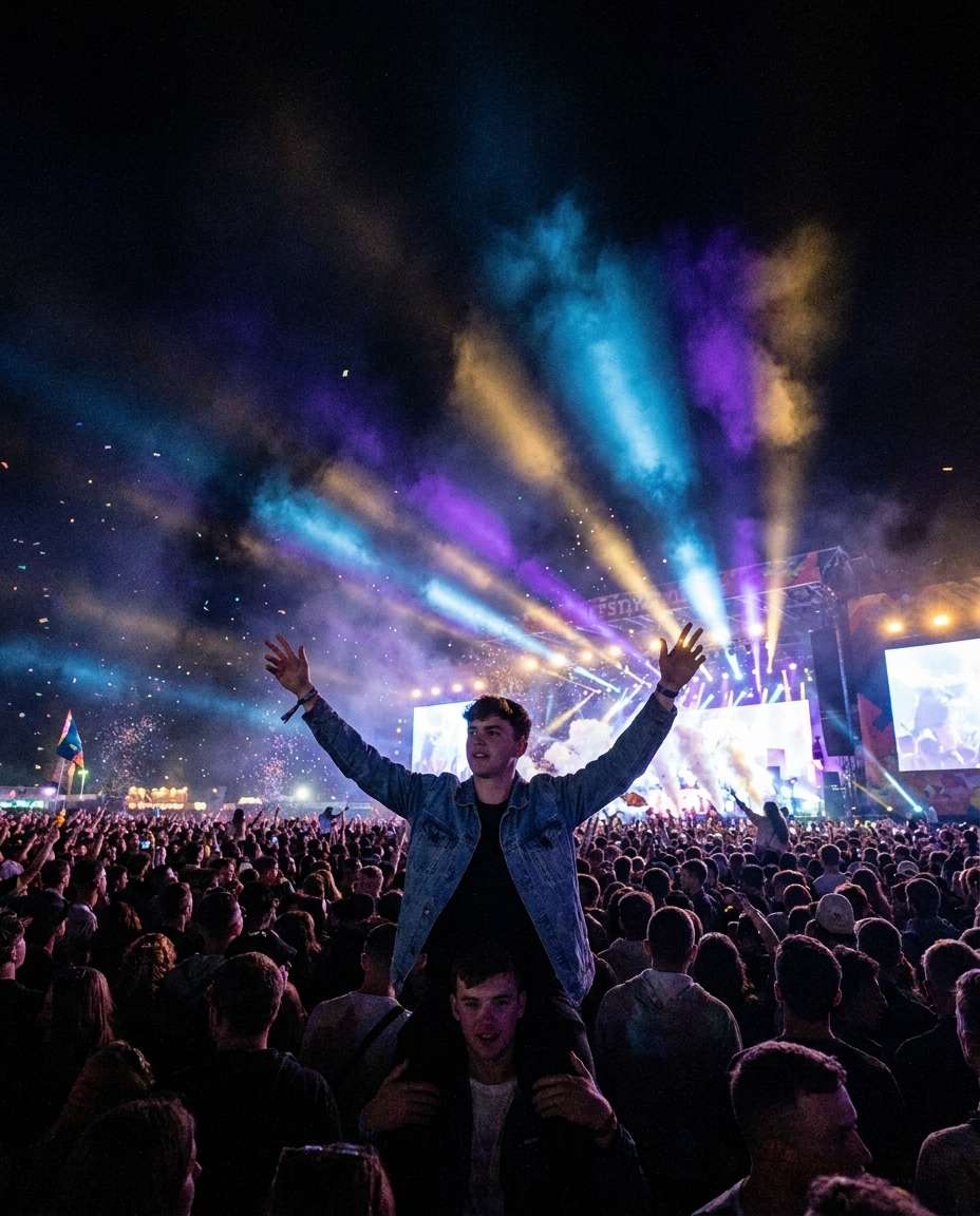 festival crowd energy photo