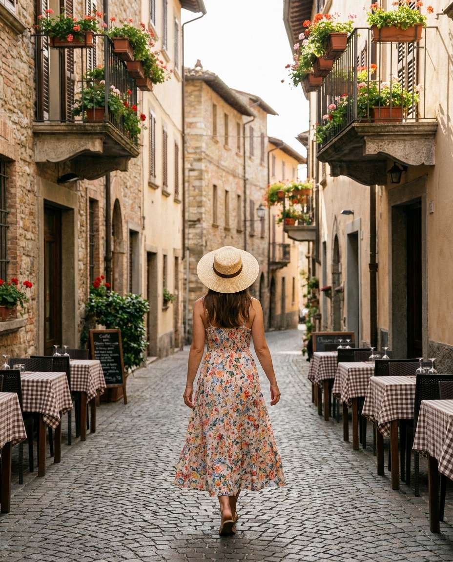 old town street photo