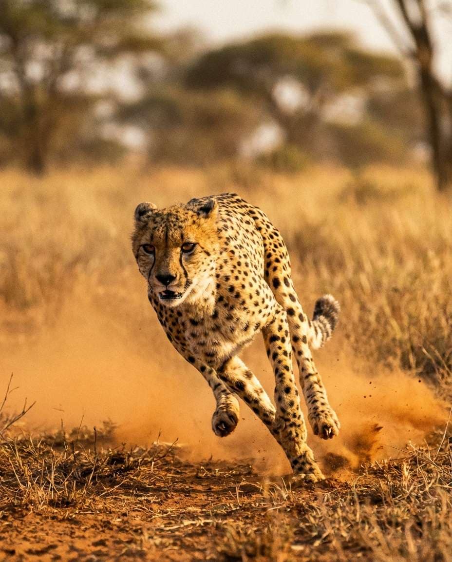 cheetah sprint photo